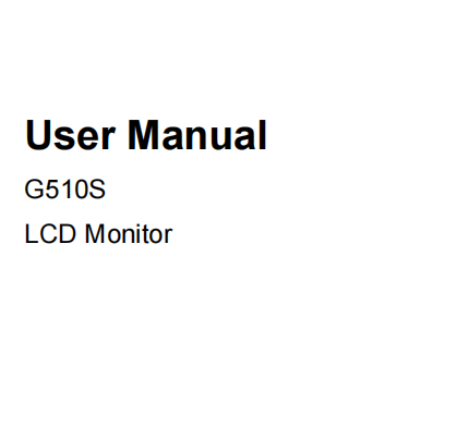 Die regierungseinrichtung des g-510s